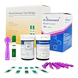 Blutzuckerteststreifen I 50 Stück I 50x Lans zur Blutzucker-Messung bei Diabetes (Zucker-Krankheit)