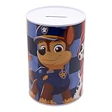 Stor Spardose für Kinder, aus Metall, Paw Patrol