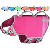 VIVAGLORY Neoprene Schwimmweste Hund, Rettungsweste Hund für Bootfahren, Schwimmweste, Schwimmhilfe...