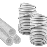 YAYODS 2 Stück Fugenfüllprofil Ø 20mm - 10m Dichtschnur Fugenschnur Schaumstoff Rund - PE...