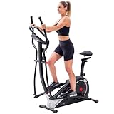 Christopeit Sport Hybridtrainer AX 6500 Schwarz 2in1 – 10-stufiger Widerstand, mit...