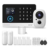 Smart Home Alarm, Alarmanlagen für drahtlose Sicherheitskamera mit Tür- und Fenstersensor, Tuya...