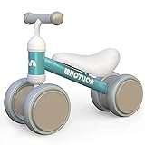 Kinder Laufrad ab 1 Jahr Balance Lauflernrad Spielzeug mit 4 Räder für 10-24 Monate Baby, Erst...