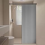 Falttürvorhang mit Magnetverschluss 80 x 180 cm Faltbarer Raumteiler mit Ösen Thermo Kälteschutz...