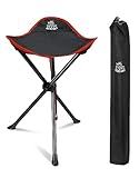 DEERFAMY Klappstuhl Camping Stativ Hocker, Tragbarer 3-beiniger Slacker-Stuhl Stativ Sitz mit...