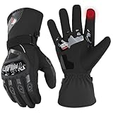 KEMIMOTO Winter Motorradhandschuhe, geprüfte Motorradhandschuhe,Motorrad Handschuhe Winter,...