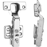 2 Stück Soft Close Automatikscharnier Integrierter Dämpfung Scharniere mit M4x16mm Schrauben,...