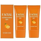 Gesichtspeeling-Gel, tiefenreinigendes, feuchtigkeitsspendendes Orangen-Peeling-Gel, entfernt...