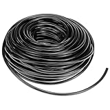 QWORK® Mikro-Drip Bewässerungsschlauch, 30 Meter I.D 4mm/O.D 7mm Tropfschläuche, PVC...