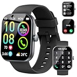 Smartwatch Herren Damen, 1,96'HD Touch Fitnessuhr mit Telefonfunktion, Smart Watch Fitness Tracker...