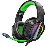 Krysenix PG2 RGB Gaming Headset für PS4, PS5, PC, Nintendo Switch, Xbox, Headset mit Mikrofon,...