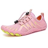 Teechodina Unisex Traillaufschuhe Herren Damen Wanderschuhe Barfußschuhe Laufschuhe Knit Sneaker...