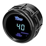 MOCNT Auto Öltemperaturanzeige 2' 52mm Öltemp Anzeige Celsius Temperaturanzeige Blau Licht...