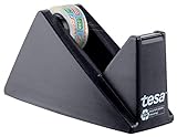 tesa Easy Cut Economy Klebebandabroller mit ecoLogo für Tische / Ökologischer Tischabroller mit...