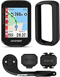 iGPSPORT BSC300T Fahrradcomputer GPS Bundle, 2,4” Touchscreen MAP Navigation Fahrradcomputer mit...
