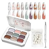 Gel Nagellack | 9 Farben Langhaftender Gel-Lack Mit Schwämmchen Für Farbverlauf | Langlebiger...