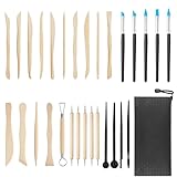 GTNCE 30 Stück Modellierwerkzeug Set, Ton Werkzeug, Polymer Clay Tools, Töpferwerkzeug Set mit...