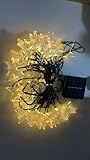 Qoosea Solar Sterne Lichterketten Außen, 8M 40 LED Weihnachten Sterne Lichterketten IP65...