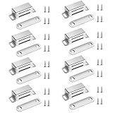 8 STK Magnetschnäpper, Türmagnete Stark, Tür Magnete für Schranktüren, Magnet Schranktür...