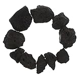 Gadpiparty Natürliche Vulkan Saunasteine 1 kg Dampfsteine 3 5cm für Saunaofen Langlebige...
