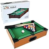 Mini Billiard Tisch,Mini Pool Billardtisch Pooltisch Spiel,Billardtisch Pooltisch Set mit 2 Queues,...