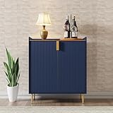 HOLTICO Weinschrank mit Weinregalen für 9 Flaschen, Barschrank Moderne Kaffeetresen-Schrank,...