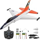 DEERC F16 Style RC Flugzeug (X-62A Vista), 4 Kanal ferngesteuertes Flugzeug, Fernbedienungsjet mit 6...