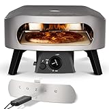 COZZE Mini Pizzaofen Gas 13 Zoll - Kompakter Pizza Ofen Gas Outdoor (50mbar) - Tisch Pizzaofen mit...