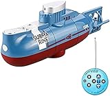 Xbtianxia Fernbedienungs -Mini -U -Boot, Simulation Atom -U -Boot -Modell for Schwimmbäder und Seen...