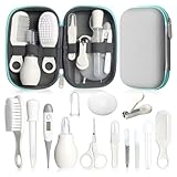 Baby Gesundheitswesen und Pflegeset, Säuglingssicherheitspflege Set mit Haarbürste, Kamm,...