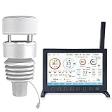 froggit HP2000 WiFi Funk Wetterstation mit drahtlosen ultrasonic und haptichen 7-In-1 Außensensor