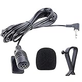 NewTH Mikrofon 2.5 mm Externes Mic für Pioneer Auto Radio Fahrzeug Haupteinheit Bluetooth Audio...