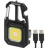 Brennenstuhl Mini LED Taschenlampe MTL 600 A (Akku Werkstattlampe 600lm, 7 Lichtmodi,...