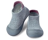 Dookeh Krabbelschuhe Baby (A3-Grau, 18-24 Monate, EU Size 22, Fabrikgröße Auf Schuhen gedruckt...