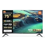 Xiaomi TV F Pro 75(190 cm), 4K UHD QLED, Smart TV, Fire OS8, Triple Tuner DVB-C/S/S2/T/T2,HDR10+,...