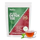 Detox Tee zum Abnehmen – 28 Tage Kräutermischung mit Mate, Ginseng & Oolong – Unterstützt...
