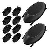 Zerodeko 10 Stück Schwarze Schalterkappen für Wasserkocher Universelle Passform Langlebiges...