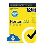 Norton 360 Premium 2024, Premium + Utilities Ultimate,10 Geräte, Antivirus, Secure VPN,...