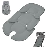 Hengrongshen Anti Schwitz Einlage Kindersitz, Atmungsaktive Sitzauflage Babyschale, Waschbar,...
