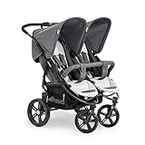 hauck Geschwisterwagen Roadster Duo SLX, Zwillingsbuggy ab Geburt bis 15 kg (ca. 3 Jahren) mit...