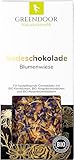 GREENDOOR Badeschokolade Blumenwiese 100g mit BIO Kakaobutter, Naturkosmetik Cremebad, natürlich...