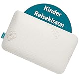 KNERST® Kinderkopfkissen - Kuschelkissen Kinder für erholsamen Schlaf - flaches Kissen 40x25 cm...