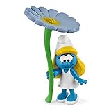 SCHLEICH 20828 Spielfigur - Schlumpfine mit Blume (The Smurfs) Mix