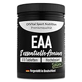 EXVital EAA Tabletten mit je 1036 mg pro Tablette - 510 Tabletten, Alle 8 essentiellen Aminosäuren...