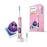 Philips Sonicare for Kids elektrische Zahnbürste - Schallzahnbürste mit Timer, App-Unterstüzung...