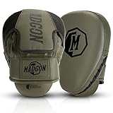 MADGON Premium Pratzen für optimale Schlagdämpfung, 1 Paar Boxpratzen für Boxen, Kampfsport, MMA,...