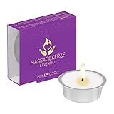 EIS Massagekerze mit Lavendelduft | Entspannende Aromatherapie | Geschenk für den Partner | Für...