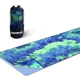 JIGOOPLEY Yoga Zubehör Damen Yoga-Handtuch Rutschfest, Reise Yogamatte Faltbar Leicht Yogatuch für...
