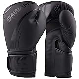 SAWANS® Professionelle Boxhandschuhe für MMA, Sparring, Kickboxen, Boxsack, Training, Muay...