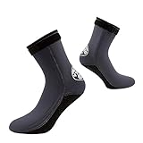 MOBUTOFU Neopren Socken 3 Mm Für Surfen Tauchen Schnorcheln Herren Damen Schutz Vor Kratzern Warm...